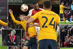 Arsenal - Atletico Madrid 1-1 Pháo thủ bị cầm hòa dù chơi hơn người từ phút thứ 10