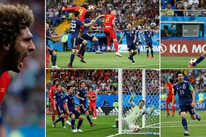 Vòng 1/8, Bỉ - Nhật Bản 3-2: Samurai rời giải, Vertongen, Fellaini, Chadli xuất thần ngược dòng