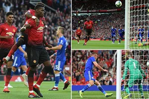 Man United - Leicester 2-1: Pogba, Luke Shaw lập công, Mourinho khai màn thuận lợi