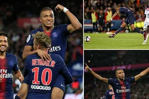 PSG - Lyon 5-0: Neymar ghi bàn, Mbappe bùng nổ poker trong 13 phút