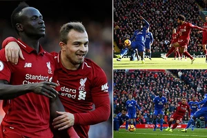  Liverpool - Cardiff 4-1: Bộ ba Salah, Mane, Shaqiri đồng loạt "nổ súng"