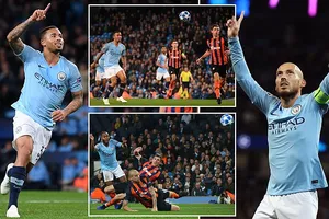 Man City - Shakhtar Donetsk 6-0: David Silva, Jesus, Sterling, Mahrez đè bẹp đối thủ