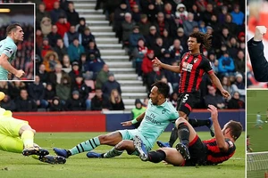 Bournemouth - Arsenal 1-2: Lerma phản lưới nhà, Aubameyang ấn định chiến thắng