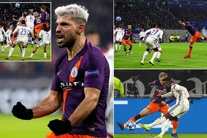 Lyon - Man City 2-2: Cornet lập cú đúp, Laporte, Aguero tỏa sáng níu chân chủ nhà