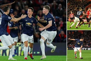 Southampton - Man United 2-2: Armstrong, Soares mở tỷ số, Lukaku, Herrera gỡ hòa