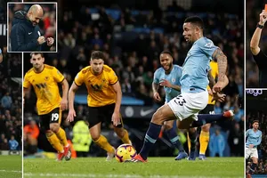 Man City - Wolverhampton 3-0: Gabriel Jesus tiếp tục tỏa sáng