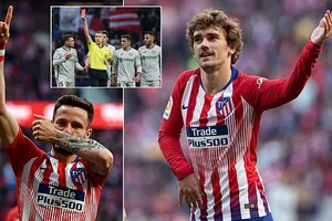 Atletico Madrid - Getafe 2-0: Griezmann và Saul Niguez tỏa sáng, Diego Simeone bám đuổi Barca