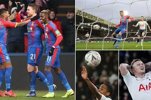Crystal Palace - Tottenham 2-0: Wickham, Townsend tỏa sáng, loại Tottenham