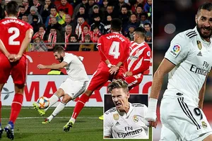 Girona - Real Madrid 1-3 (chung cuộc 3-7): Benzema lập cú đúp, Real vào bán kết