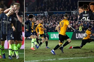 Newport County - Man City 1-4: Sane, Foden, Mahrez lập công, Pep Guardiola vào tứ kết FA Cup