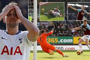 Burnley - Tottenham 2-1: Harry Kane nổ súng nhưng Chris Wood, Ashley Barnes giành chiến thắng