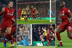 Liverpool - Watford 5-0: Alexander-Arnold kiến tạo, Mane, Origi, Van Dijk ghi bàn, HLV Klopp đầu BXH