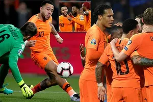 Hà Lan - Belarus 4-0: Memphis Depay, Wijnaldum, Virgil van Dijk khai màn bằng chiến thắng tưng bừng