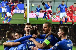 Italia - Liechtenstein 6-0: Sensi, Verratti, Quagliarella, Kean, Pavolett vui dập thủ thành Buchel