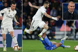 Getafe - Real Madrid 0-0: Benzema, Brahim Diaz, Gareth Bale tịt ngòi, HLV Zidane bị Atletico bỏ xa