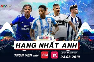 Hạng nhất Anh mùa giải 2019-2020 trực tiếp duy nhất trên VTVcab