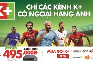 Xem ngoại hạng Anh, UEFA Champions League, Europa League trên K+ mùa 2019-2020