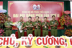 Đại hội Đảng bộ Tiểu đoàn 1, Trung đoàn Cảnh sát cơ động Đông Nam TPHCM “Đoàn kết - Dân chủ - Kỷ cương - Đổi mới"