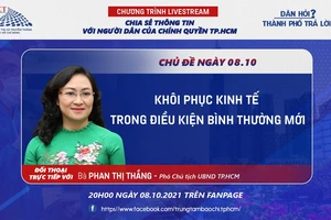 Livestream “Dân hỏi - Thành phố trả lời” với chủ đề “Khôi phục kinh tế trong điều kiện bình thường mới“