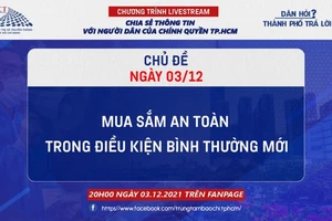 Livestream ''Dân hỏi - Thành phố trả lời'' chủ đề: Mua sắm an toàn trong điều kiện bình thường mới