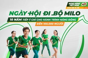 7.500 người tham gia Ngày hội đi bộ Nestlé MILO tại Nghệ An