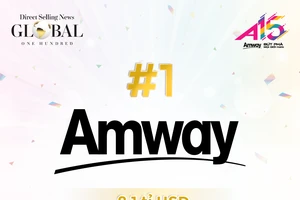 Amway liên tiếp dẫn đầu 11 năm ngành bán hàng trực tiếp thế giới