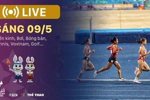 🔴 TRỰC TIẾP các môn thể thao SEA Games 32 sáng 9-5: Điền kinh, bơi, bóng bàn, tennis, Golf, bóng rổ ....