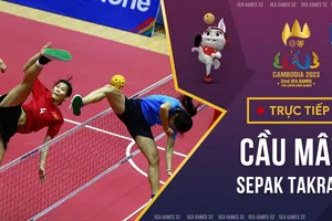 🔴TRỰC TIẾP SEA Games 32: Môn Cầu mây - Sepak Takraw (Hoop) ngày 10-5