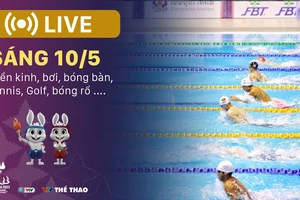 🔴 TRỰC TIẾP SEA Games 32, sáng 10/5: Điền kinh, bơi, bóng bàn, tennis, Golf, bóng rổ ....