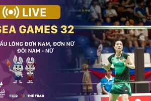 🔴 TRỰC TIẾP SEA Games 32: Cầu lông tứ kết đôi nam, đôi nữ