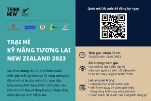 Cơ quan Giáo dục New Zealand tiếp tục triển khai chương trình Trại hè Kỹ năng Tương lai New Zealand 2023