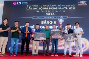 Giải Golf Từ thiện chào mừng Đại hội Câu lạc bộ Bất động sản TPHCM: Gây quỹ xây cầu từ thiện gần 3 tỷ đồng