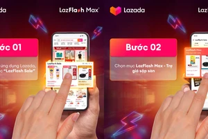 Người tiêu dùng có thể tìm thấy các sản phẩm LazFlash Max ngay trong trang LazFlash Sale trên trang chủ của ứng dụng Lazada