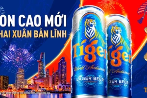 Tiger Beer gửi lời chúc khai xuân bản lĩnh với lon cao 