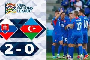 Slovakia vs Azerbaijan 2-0: Ondrej Duda mở bàn trên chấm penalty, 4 phút sau David Strelec ấn định chiến thắng chung cuộc 