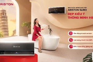 Bình nước nóng Ariston Slim3 - Kỷ nguyên thông minh trong không gian phòng tắm