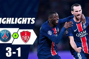 PSG vs Brest 3-1: Castillo bất ngờ phá lưới Donnarumma nhờ penalty, Dembele tỏa sáng cú đúp, Ruiz chốt hạ chiến thắng ngược dòng