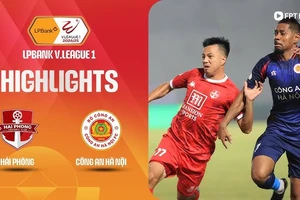 Hải Phòng vs CAHN 1-1: Quang Hải kiến tạo, De Melo lập công, nghẹt thở phút bù giờ Pinto kiến tạo, Lucao kịp chia điểm