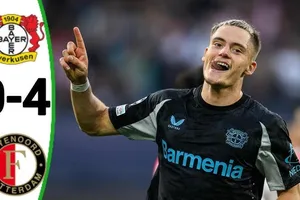 Feyenoord vs Bayer Leverkusen 0-4: Andrich kiến tạo, Wirtz tỏa sáng cú đúp, Grimaldo lập công, Wellenreuther bất ngờ phản lưới nhà