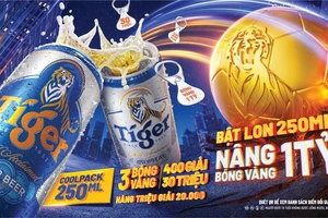 Tiger Beer tung ra chương trình “Bật lon Tiger, nâng bóng vàng 1 tỷ”