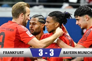 Frankfurt vs Bayern Munich 3-3: Muller, Harry Kane kiến tạo, Kim Min Jae, Upamecano, Olise lập công, Marmoush, Ekitike xuất thần chia điểm Bayern