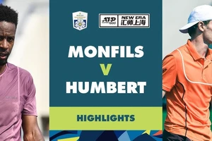 Gael Monfils vs Ugo Humbert 7(9)-6(7), 2-6, 6-1: Kịch tính derby nước Pháp, Monfils hạ Humbert, gặp "Tiểu Nadal" Carlos Alcaraz ở vòng 1/16 Shanghai Masters