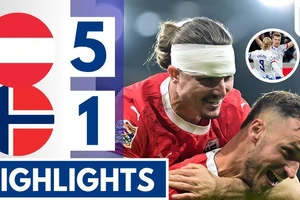 Áo vs Na Uy 5-1: Haaland bị vô hiệu, Arnautovic ghi cú đúp, Lienhart, Posch, Gregoritsch đè bẹp đối thủ tạm xếp sau Na Uy vì thua hệ số phụ