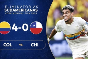 Colombia vs Chile 4-0: Sanchez khai bàn, Diaz, Duran, Sinisterra lần lượt khoe tài, Colombia bám sát ngôi đầu CONMEBOL của Argentina