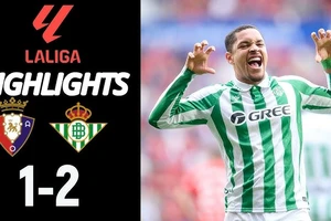 Osasuna vs Real Betis 1-2: Vitor Roque mở bàn, Lucas Torro gỡ hòa nhưng Ezequiel Avila ấn định chiến thắng, Natan nhận thẻ đỏ cuối trận