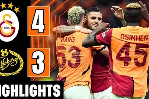 Galatasaray vs Elfsborg 4-3: Rượt đuổi kịch tính, Icardi, Yilmaz, Akgun tỏa sáng, Pettersson phản lưới nhà, Hult, Baidoo, Larsson ngược dòng bất thành