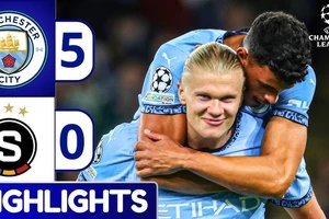 Manchester City vs Sparta Praha 5-0: Akanji kiến tạo, Foden khai bàn phút thứ 3, Haaland xuất thần cú đúp, Stones, Nunes góp công chiến thắng 5 sao