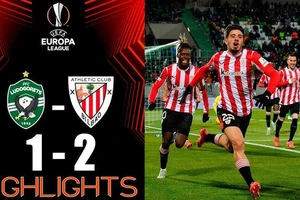 Ludogorets vs Athletic Bilbao 1-2: Erick Marcus khai bàn nhưng Inaki Williams gỡ hòa, Nico Serrano chốt chiến thắng sau 1 phút gỡ hòa