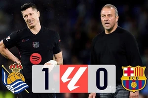 Sociedad vs Barcelona 1-0: VAR không công nhận bàn thắng của Lewandowski, Luka Sucic kiến tạo, Sheraldo Becker bất ngờ hạ gục Barca