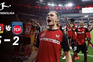 Leverkusen vs Heidenheim 5-2: Dorsch, Honsak dẫn trước 2 bàn nhưng Palacios lập công, Schick xuất thần hattrick, Xhaka chốt hạ màn ngược dòng ấn tượng